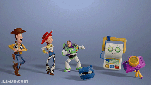 Woody Jessie Buzz Lightyear And Robot GIF