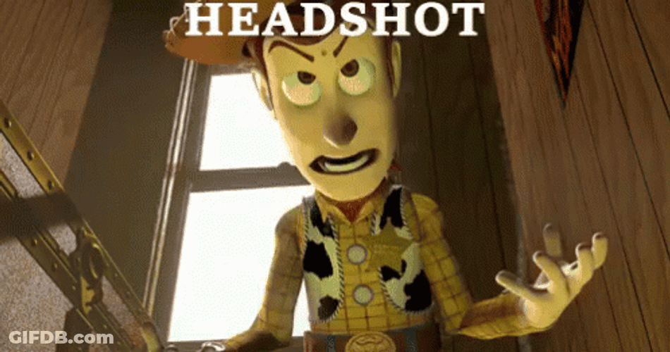 Woody Toy Story Headshot GIF