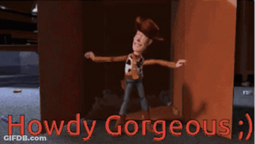 Woody Toy Story Howdy Gorgeous GIF