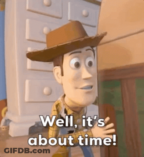 Woody Toy Story It Is Time GIF