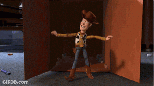 Woody Toy Story Pointing GIF