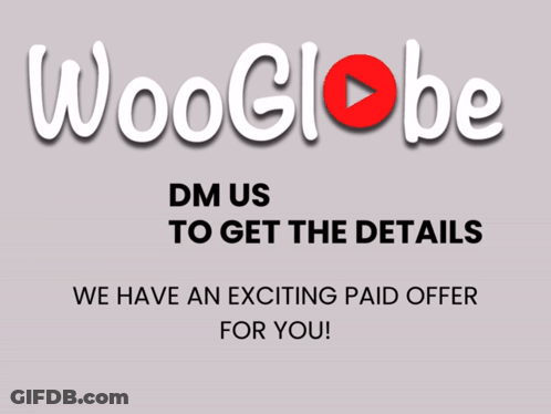 Wooglobe DM Paid Offer Sign GIF