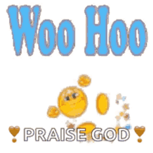Woohoo Emoji Praise God GIF
