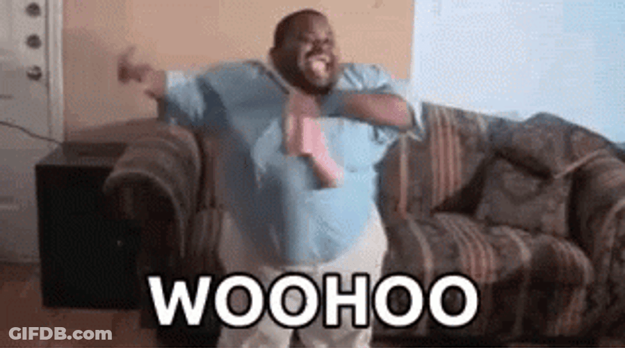 Woohoo Meme Dancing Happy Man GIF