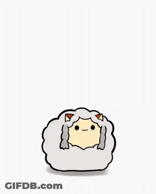 Wooloo Happy Bouncing GIF