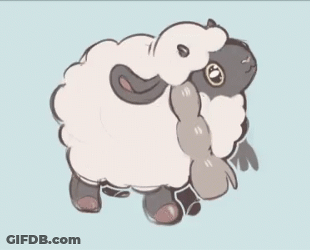 Wooloo Recieve A Punch From Human GIF