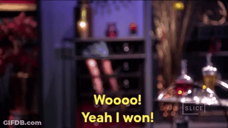 Woooh Yeah I Won Reaction GIF