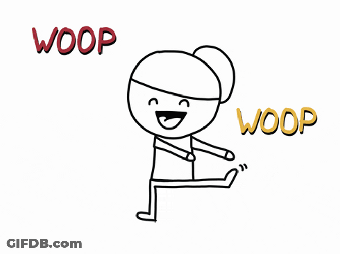 Woop Woop Animated Girl Dancing GIF