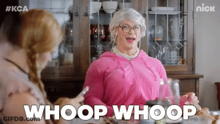 Woop Woop John Cena Dressed As Old Lady GIF