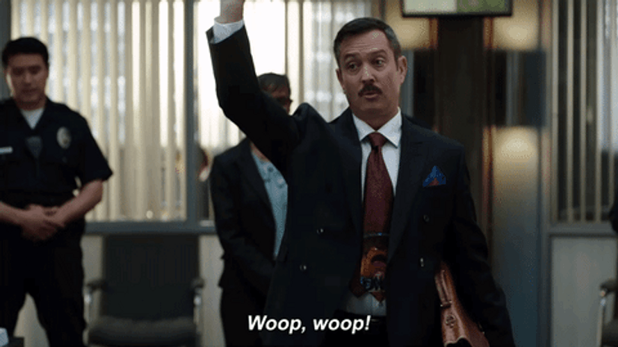 Woop Woop Lethal Weapon Thomas Lennon GIF