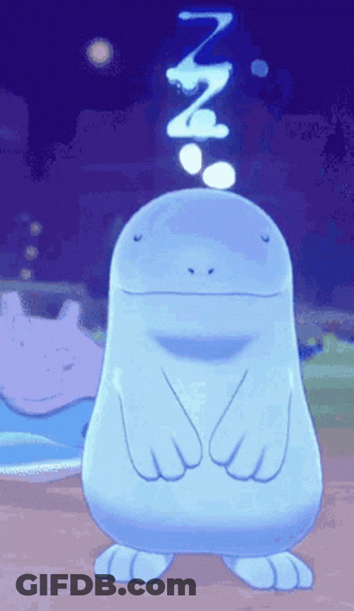 Wooper Sleep Standing GIF
