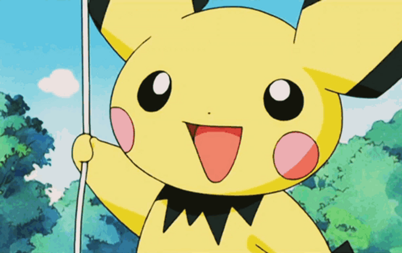 Woopers Balloon Lifts Pikachu GIF