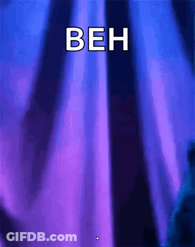 Word Beh On Purple Background GIF