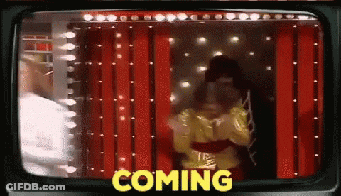 Word Coming On Television GIF