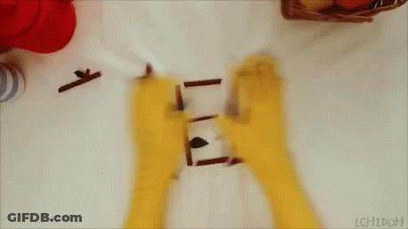Word Green Written With Leaves GIF