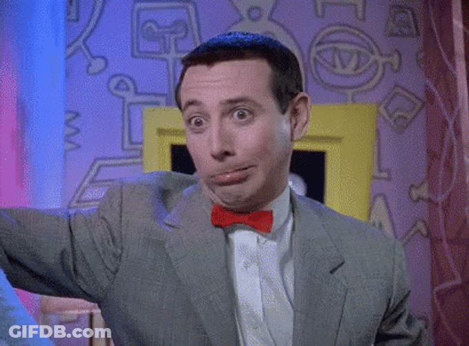 Word Salad Paul Reubens Jumble Words GIF
