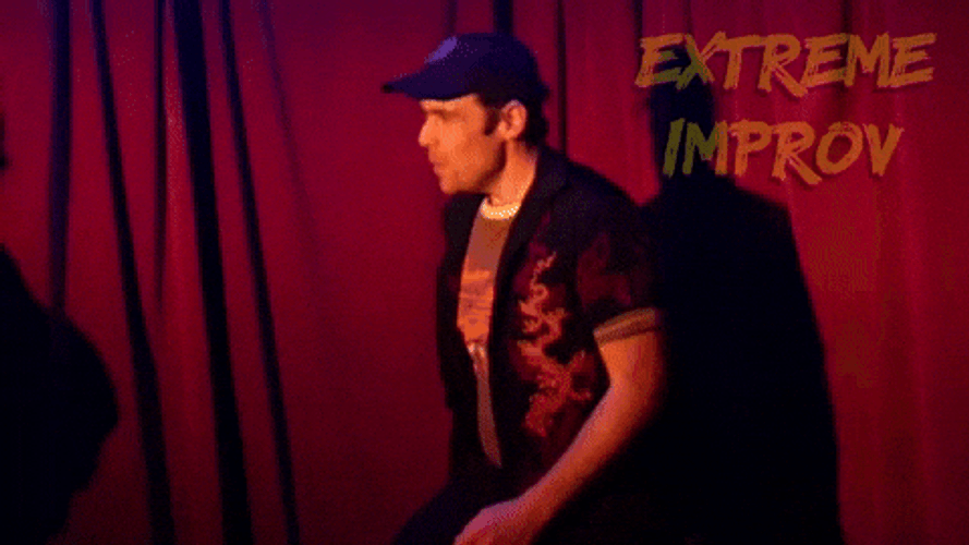 Word Salad Stand Up Comedian Talking Unintelligibly GIF