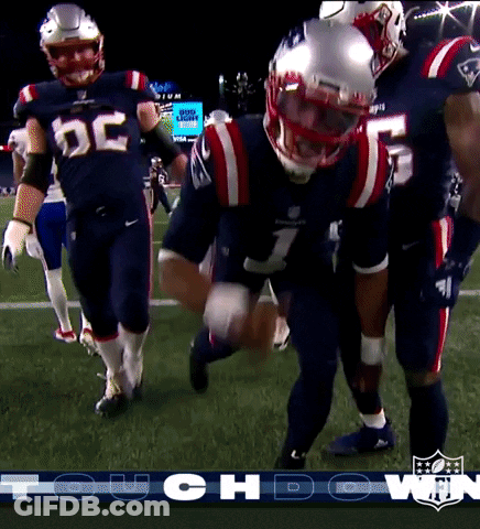Word Touchdown On Screen GIF