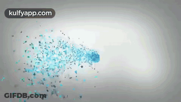 Word War Surrounded By Blue And Red Confetti GIF