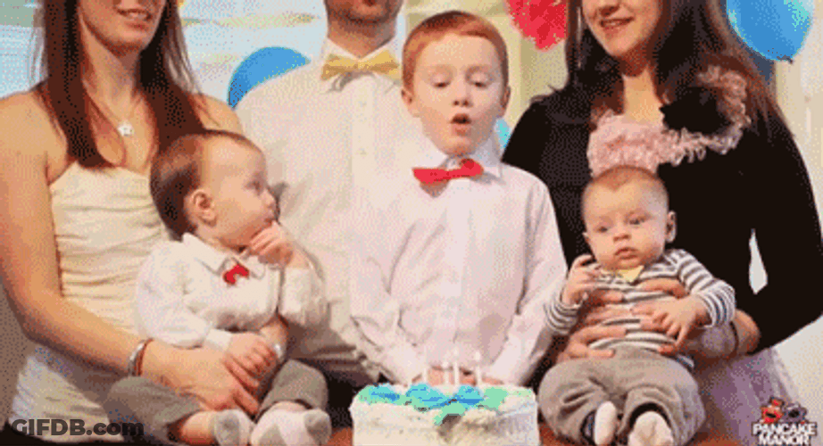 Wordle Birthday Happy Family GIF