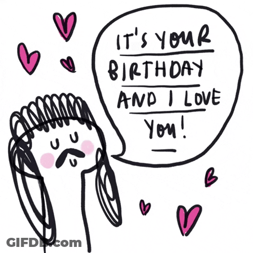 Wordle Birthday Love You GIF