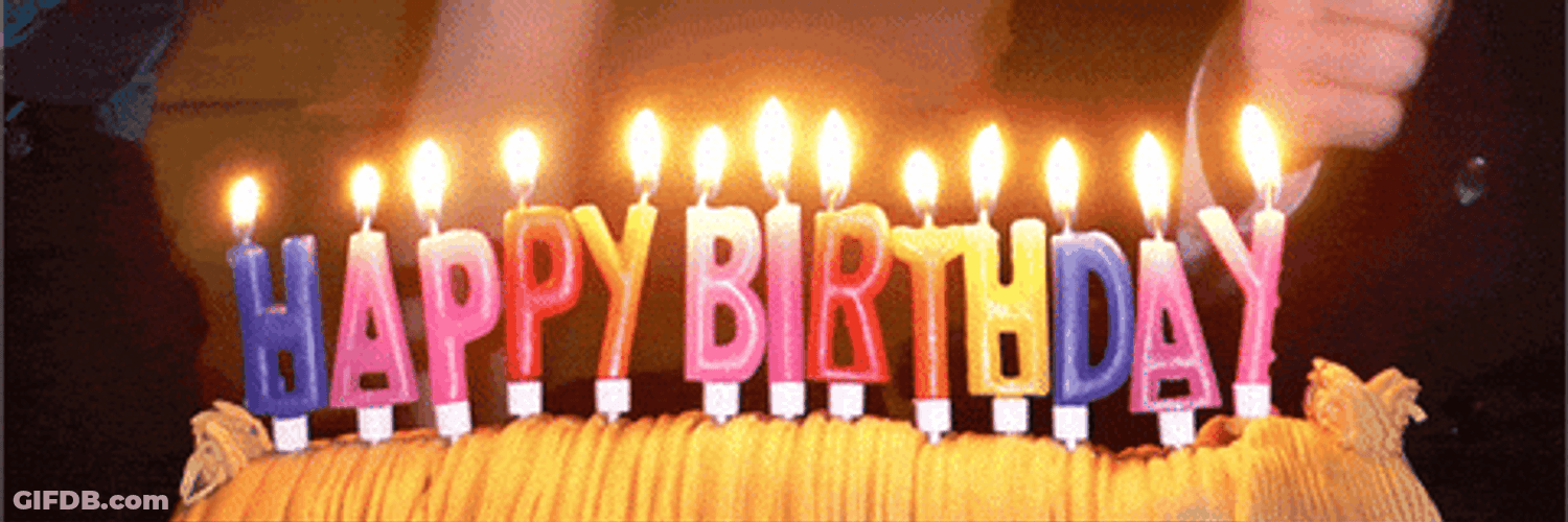 Wordle Happy Birthday Candles GIF