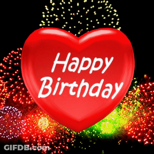 Wordle Happy Birthday Heart GIF