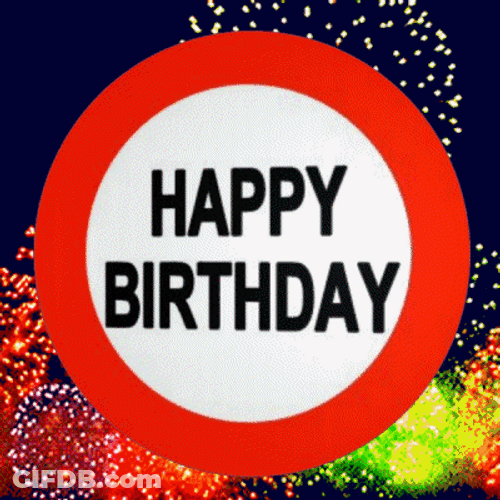 Wordle Happy Birthday Sixty GIF