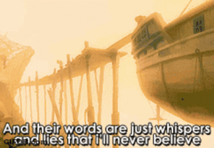 Words Are Just Whispers Do Not Come GIF
