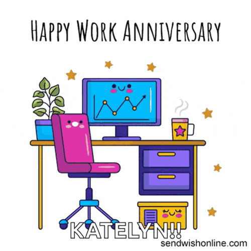 Work Anniversary Office GIF