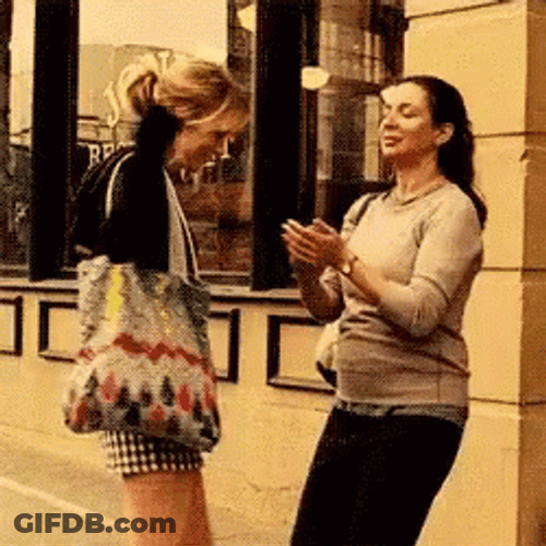 Work Bestie Dancing On Side Walk GIF