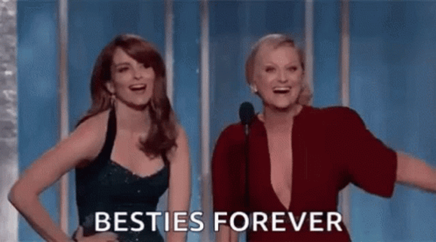 Work Bestie Receives An Award GIF