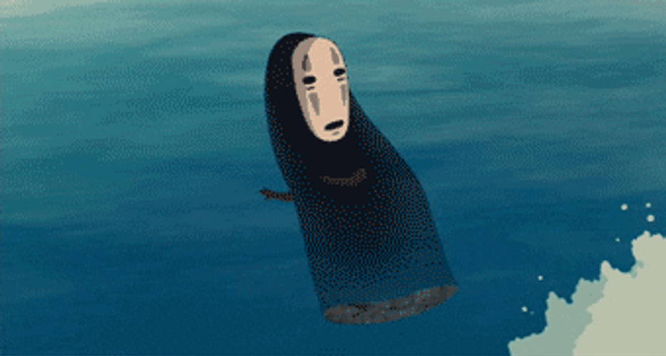 Work Emails Drowning GIF