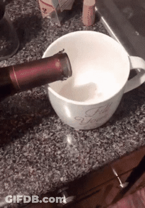 Work From Home Preparing Coffee GIF