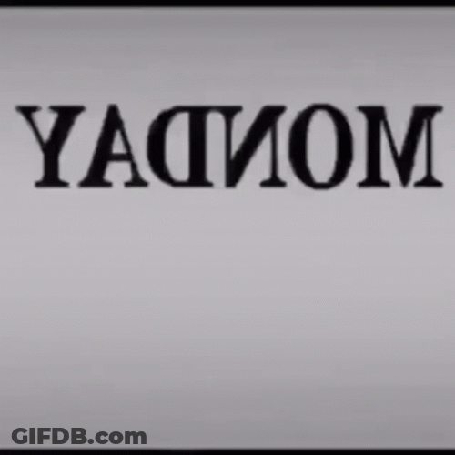 Work Monday Weekend Is Over GIF