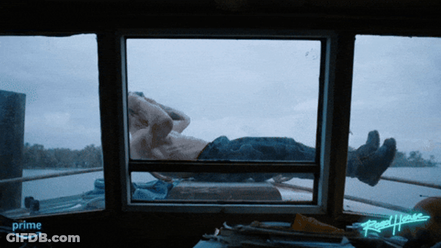 Work Out On Yacht GIF
