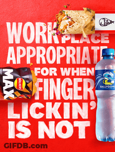 Work Place Appropriate Poster Fingerlicking GIF