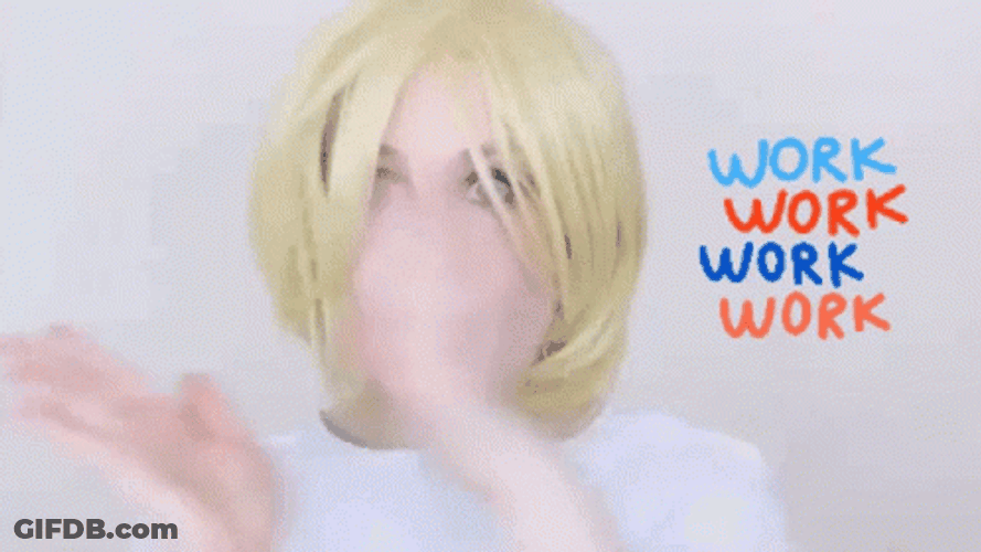Work Work Work The Jean Genie GIF
