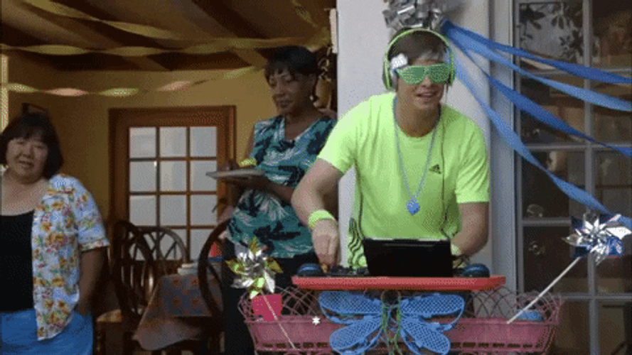 Workaholic Rave Party DJ GIF
