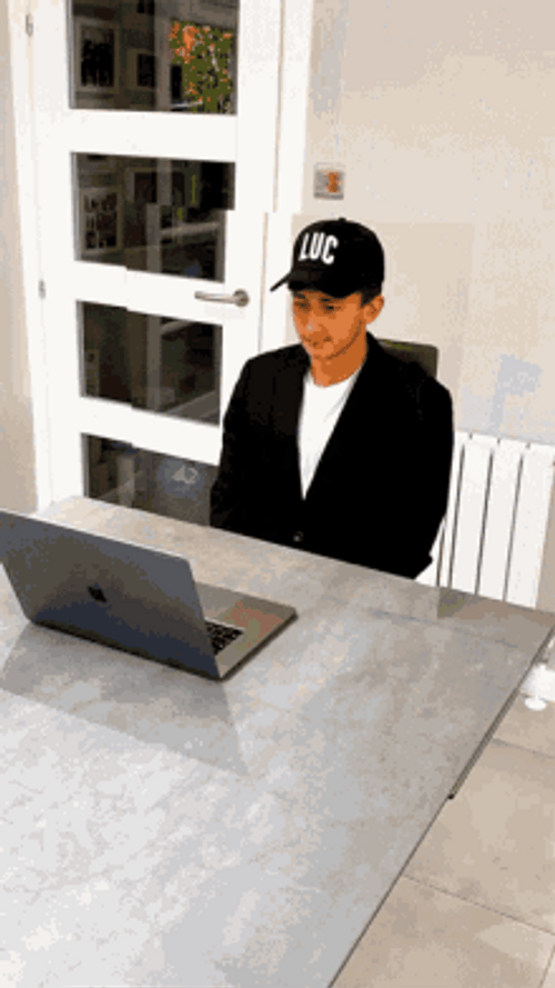 Working From Home Wfh Fake Picture Sleeping GIF