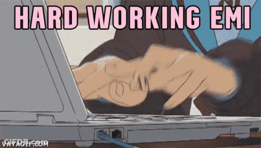 Working Hard GIF