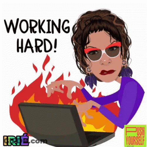 Working Hard GIF