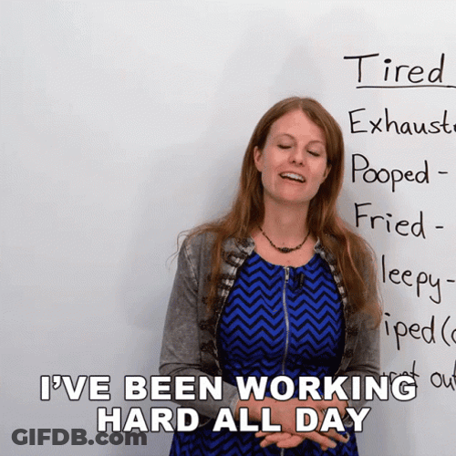 Working Hard Whole Day Emma Engvid GIF