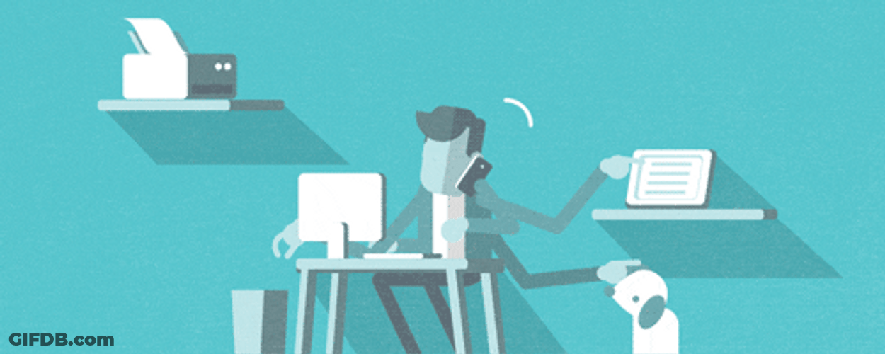Working Man Technology GIF