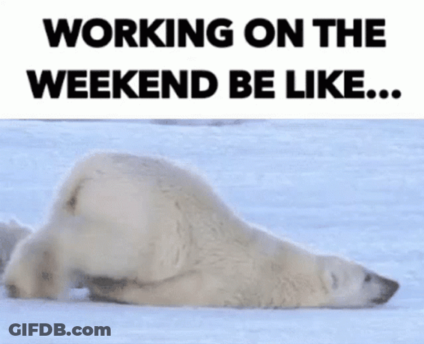 Working On Sunday Be Like GIF