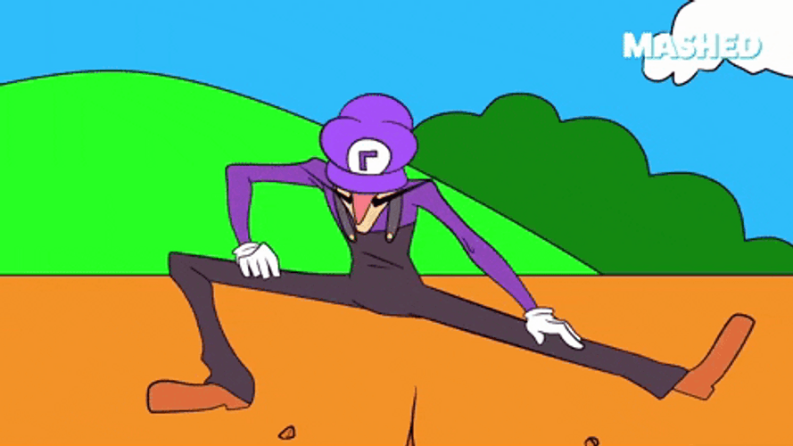 Working Out Animation Lunge GIF