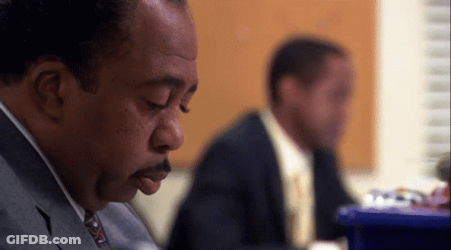 Workmate Looking At Stanley Hudson GIF