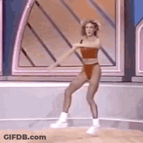 Workout On The Stage GIF