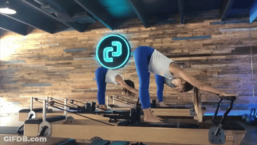 Workout Yoga Synchronize Lunge GIF