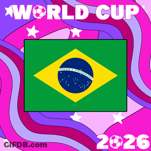 World Cup 2026 Brazilian Flag GIF